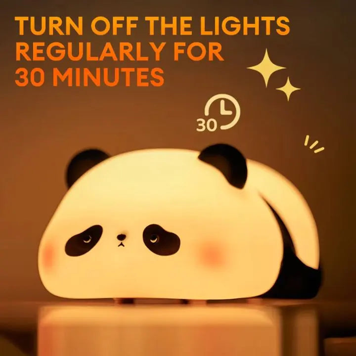 Lampka nocna Panda – Miękka, ładowalna i wszechstronna