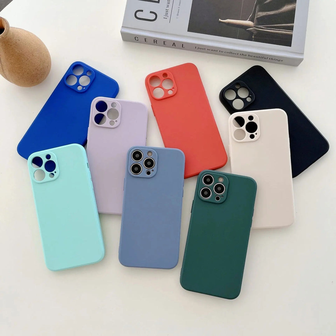 Pastelowy silikonowy pokrowiec na iPhone&