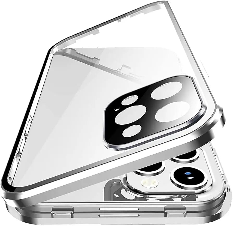 Etui na telefon z filtrem prywatności – Slim pRedection z filtrem prywatności i metalową ramką