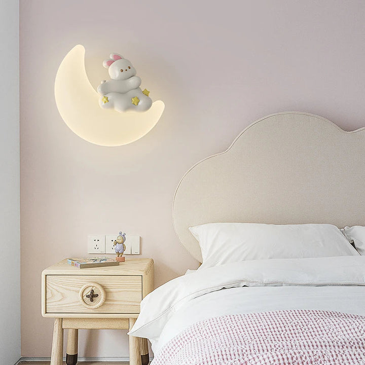 Lampa ścienna Księżyc | Delikatne oświetlenie | Wysoka jakość - Noram