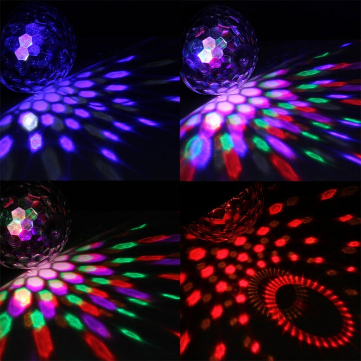 Cyfrowa LED RGB Kryształowa Magiczna Kula Efektów Scenicznych, Oświetlenie DMX na Imprezy Disco DJ Bar z kolorowymi wzorami