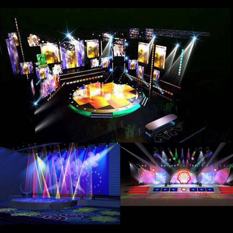 Cyfrowa LED RGB Kryształowa Magiczna Kula Efektów Scenicznych, Oświetlenie DMX na Imprezy Disco DJ Bar z kolorowymi wzorami