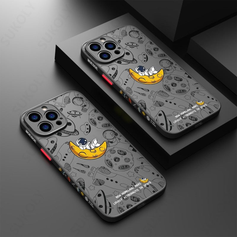 Etui iPhone Space Road Relax Astronaut
