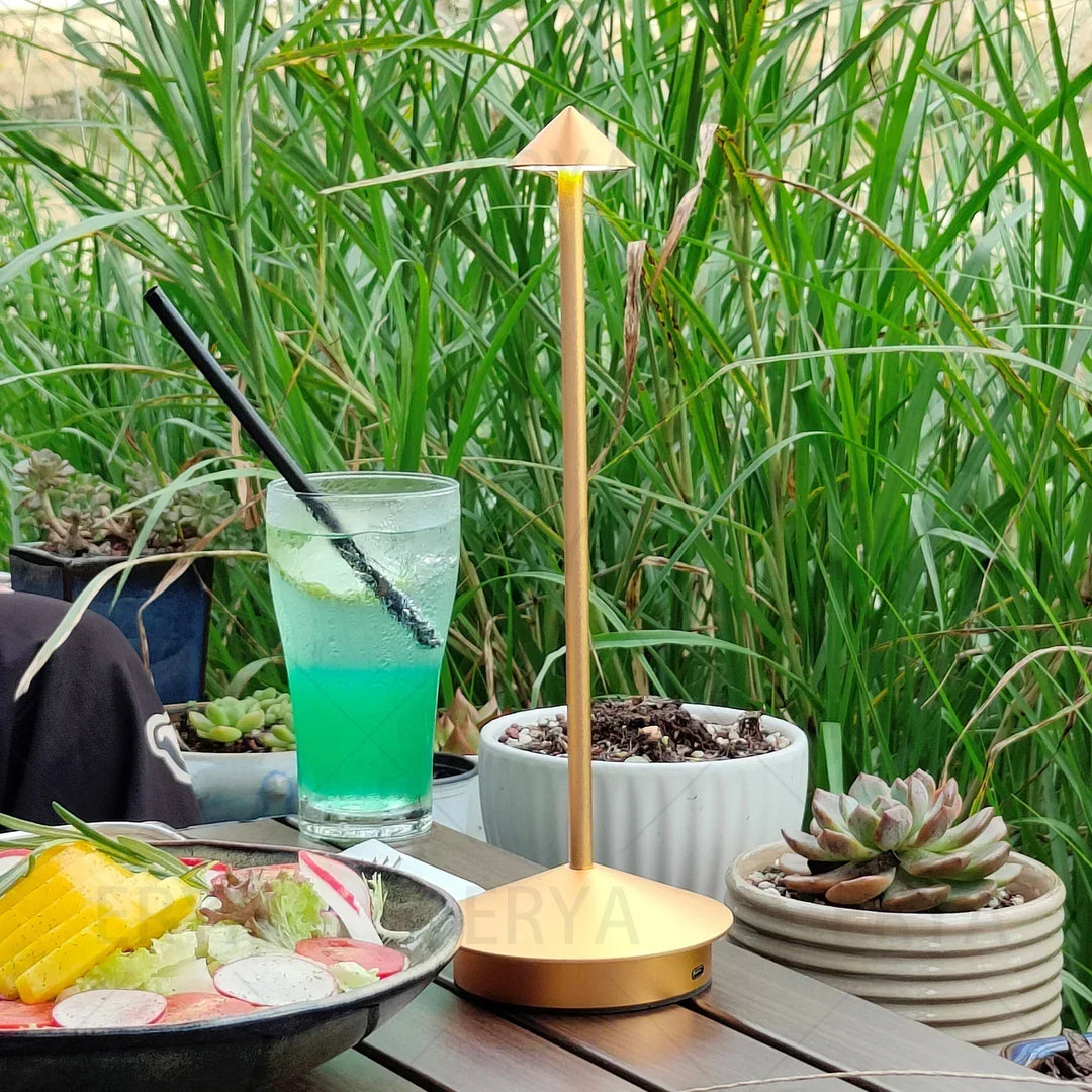 Lampa stołowa z akumulatorem Kreatywna lampa dotykowa LED do jadalni Pina pro Lampa stołowa Hotel Bar Lampa biurowa Lampa dekoracyjna