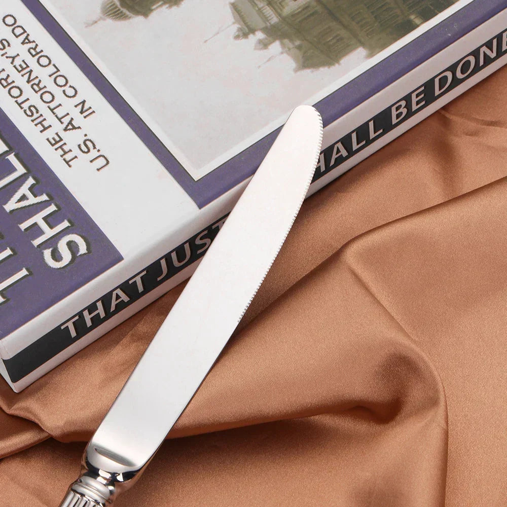 Premium Zestaw Sztućców ze Stali Nierdzewnej – Sztućce 304 o Lustrzanym Wykończeniu do Codziennego i Formalnego Użytkowania