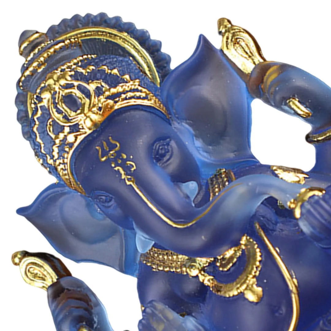 Rzadkie kolorowe półprzezroczyste statuy Ganesh przynoszące szczęście w Twoim domu
