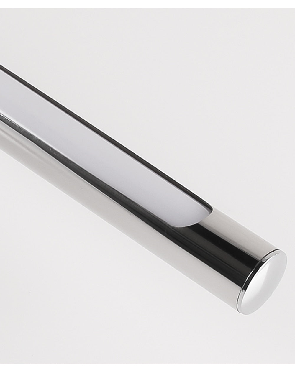 Lampa ścienna LED 80-100 cm - Nowoczesne czarno-srebrne oświetlenie ścienne do łazienki, wewnętrznie montowane światło do obrazów