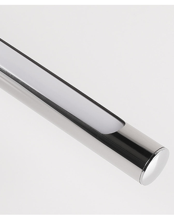 Lampa ścienna LED 80-100 cm - Nowoczesne czarno-srebrne oświetlenie ścienne do łazienki, wewnętrznie montowane światło do obrazów
