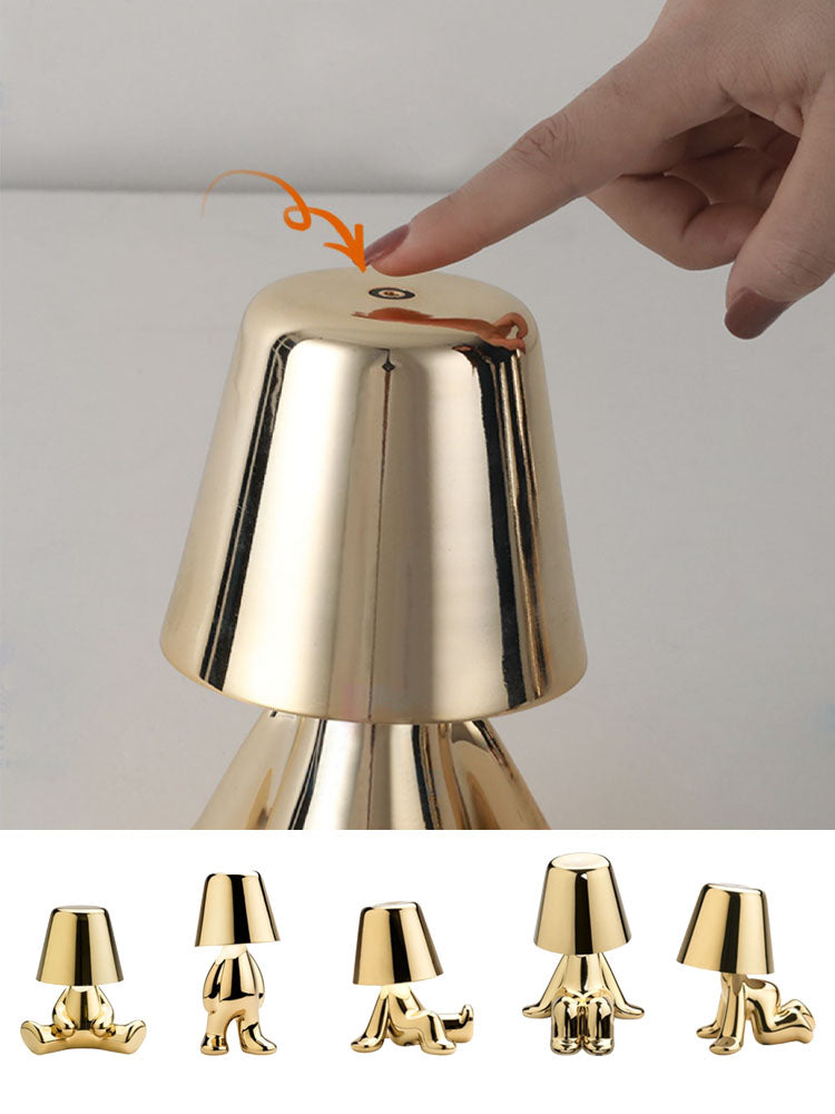 Mały Chłopak Nocna Lampa