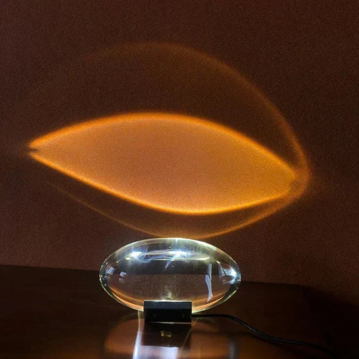 Lampa Stołowa Kryształowy Zachód Słońca