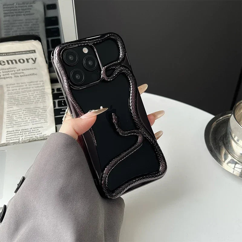 Etui na telefon Snake Wrap Retro