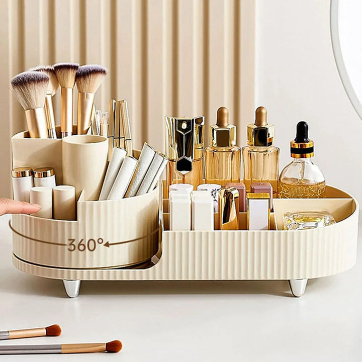 Eleganza – Luksusowy Organizer Urody z Smukłym Obrotowym Designem