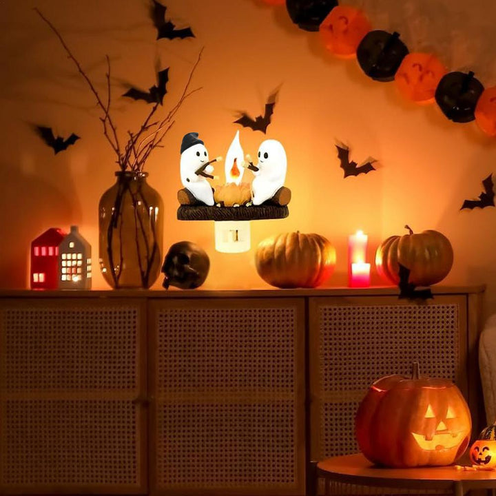 Duchowy ogień z migoczącym nocnym światłem ️‍