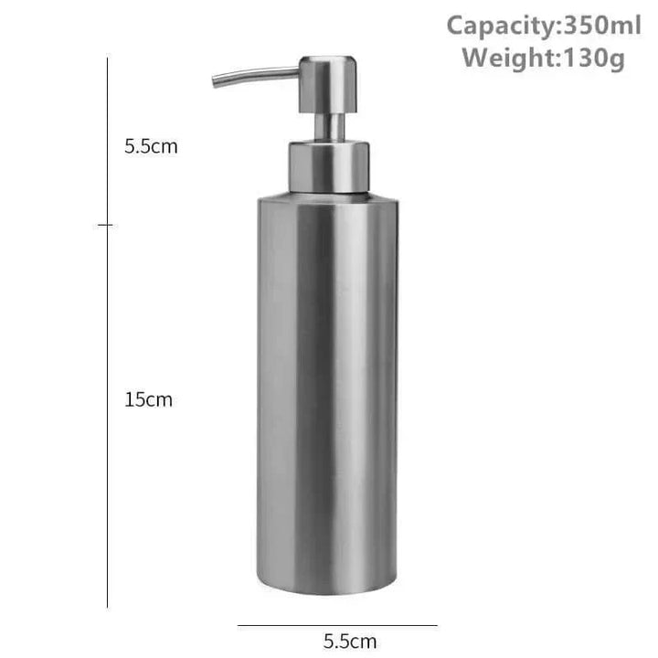 Elegancki dozownik do mydła ręczny ze stali nierdzewnej 250ml/350ml/550ml