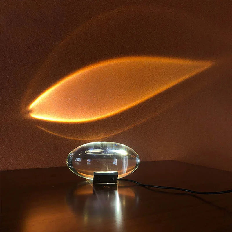 Lampa Stołowa Kryształowy Zachód Słońca