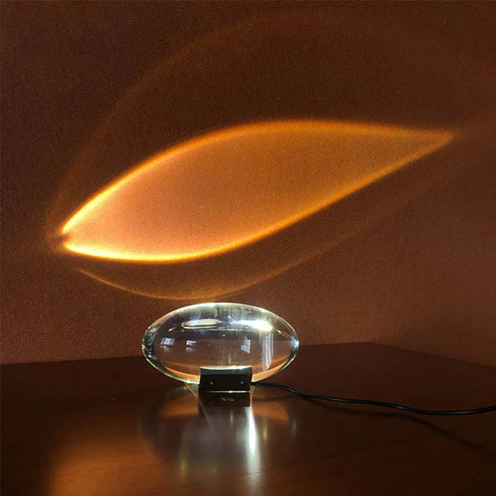 Lampa Stołowa Kryształowy Zachód Słońca