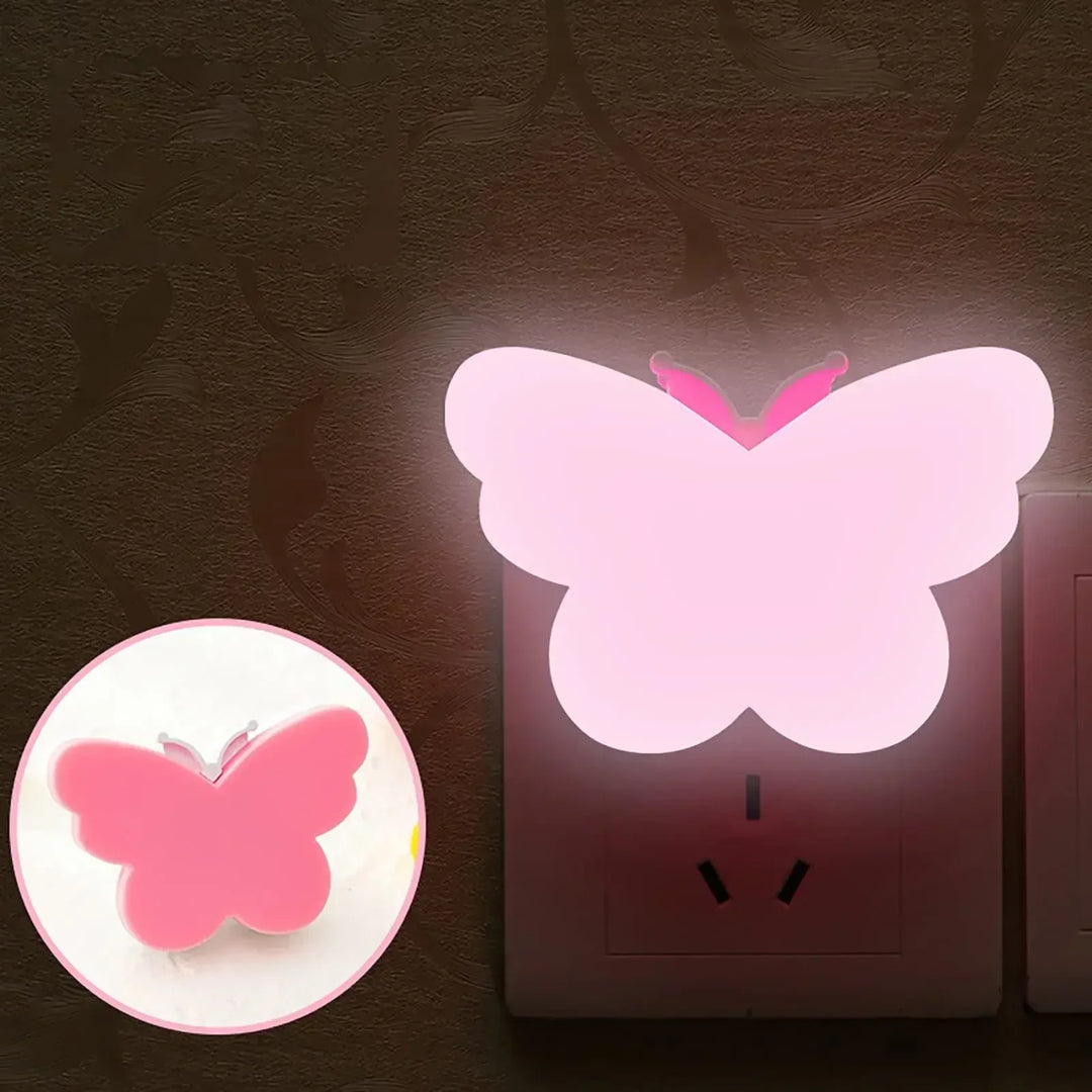 GlowEase LED Nocna Lampa | Automatyczny Czujnik Światła | Ciepłe Białe Światło Komfortowe