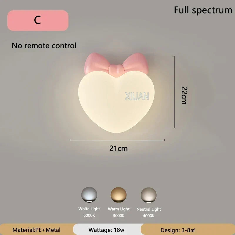 LoveLicht - Różowe Chmury LED Nocna Lampa