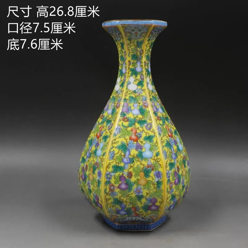 Antyczny Królewski Chiński Wazon Porcelanowy