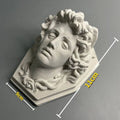 Nordycka Statua Postaci w Stylu INS z Gipsu DIY Malowane Akcesoria do Fotografii Dekoracje Stołowe Sztuka Domowa Gipsowa Dekoracja