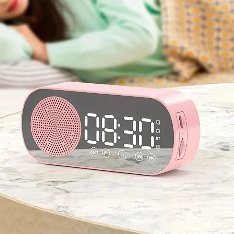 Cyfrowy zegar alarmowy z głośnikiem Bluetooth i radiem FM