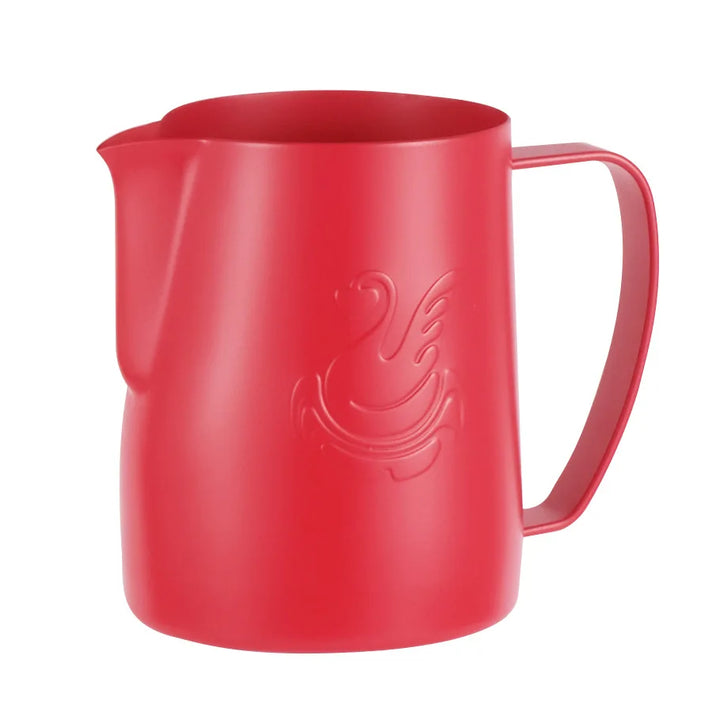 600ml stalowy dzbanek do kawy, spieniacz do mleka, kubek, urządzenie do robienia śmietany, narzędzie do latte art, elegancka łabędź