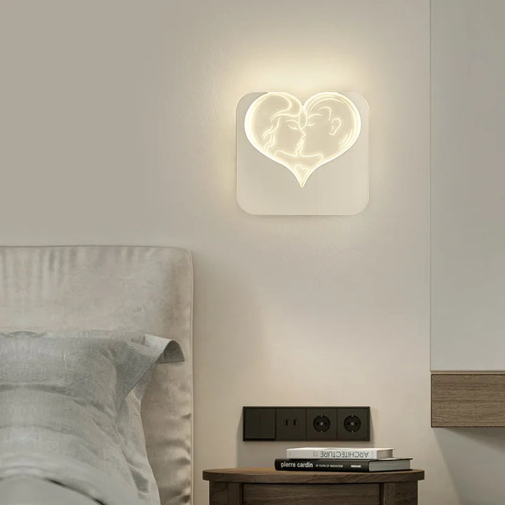 Nowoczesna minimalistyczna lampa ścienna LED