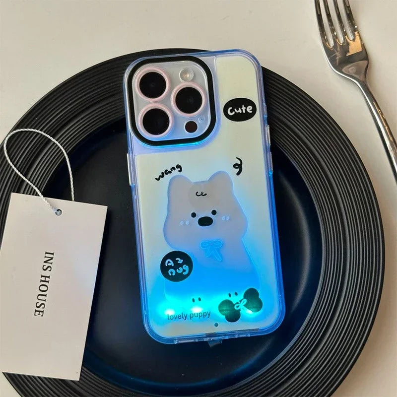 Świecąca Etui na iPhone z Psem