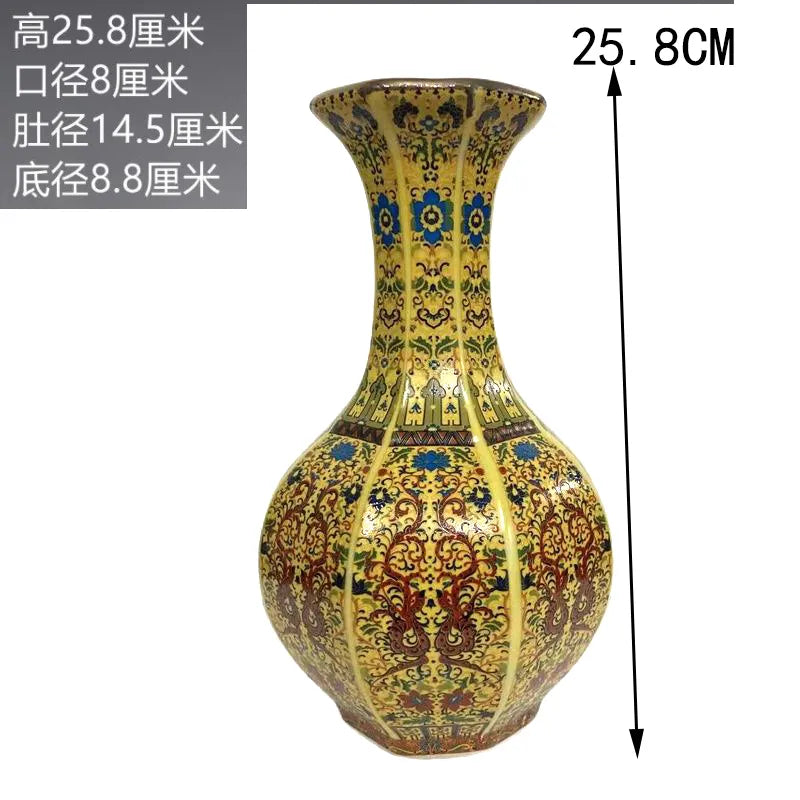 Antyczny Królewski Chiński Wazon Porcelanowy
