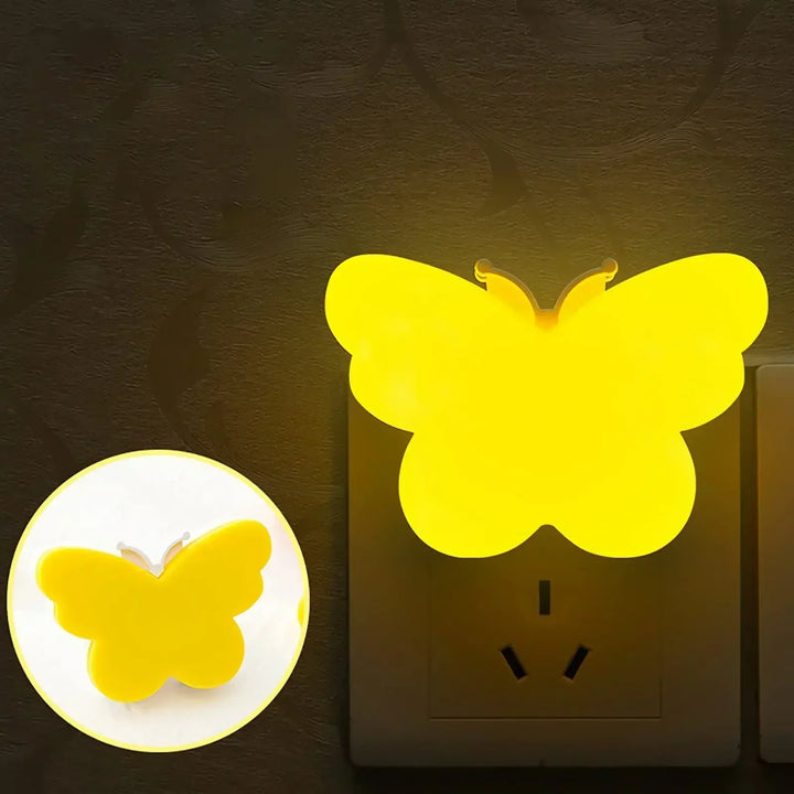 GlowEase LED Nocna Lampa | Automatyczny Czujnik Światła | Ciepłe Białe Światło Komfortowe