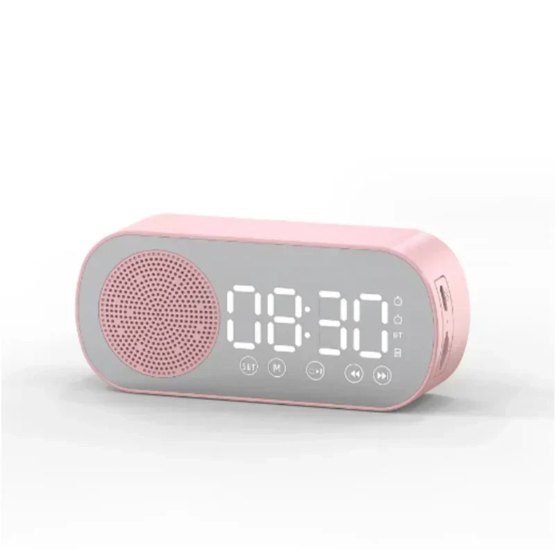 Cyfrowy zegar alarmowy z głośnikiem Bluetooth i radiem FM