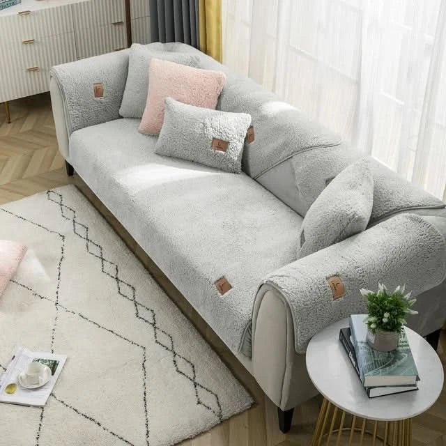 CozyShield - Elegancki i ochronny elastyczny pokrowiec na sofę