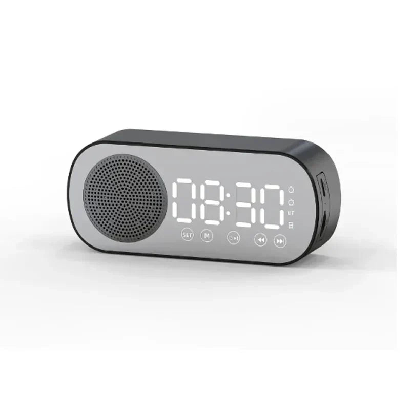 Cyfrowy zegar alarmowy z głośnikiem Bluetooth i radiem FM