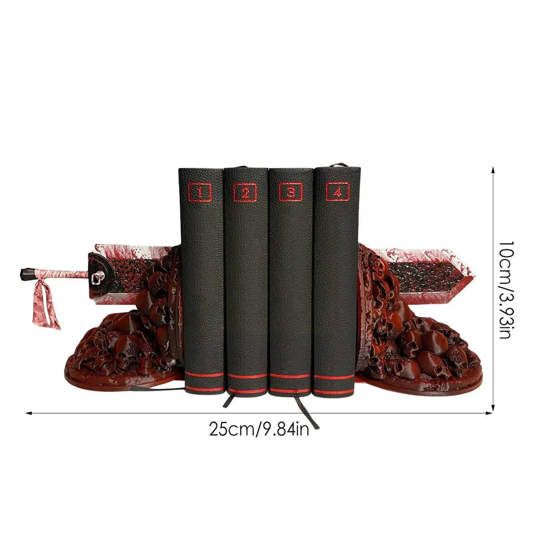 Berserk Stojaki na Książki Wściekłe Stojaki na Książki Łowca Smoków Rękodzieło Żywiczne Sztuka Dekoracyjna Ornament do Domu Biurko Półka na Książki T4z7