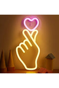 Ręka Serca LED Neon