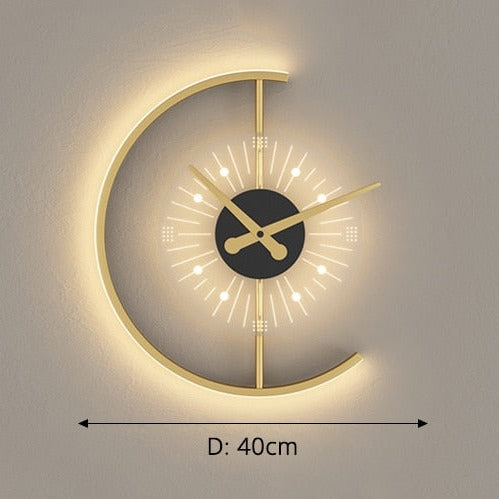 Nowoczesny minimalistyczny zegarek LED
