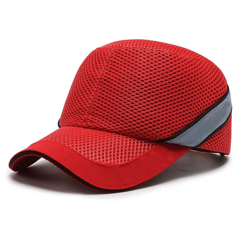 Czerwony Kask Ochronny - Kask z twardym rdzeniem ABS dla ochrony głowy w domu, pracy i fabryce