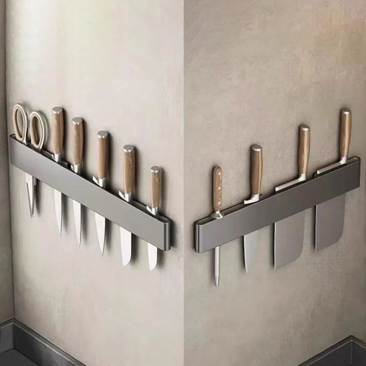 Uchwyt na noże - Knifey - Stal nierdzewna - Wielofunkcyjna półka