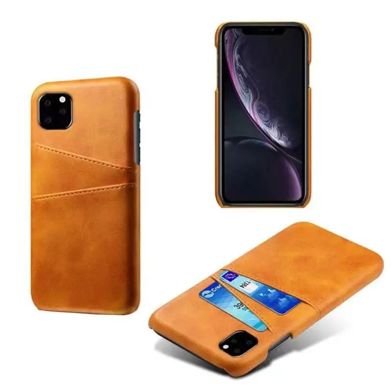 Etui iPhone w stylu biznesowym z wzorem przeszyć