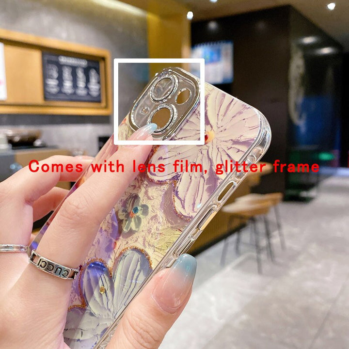 Etui na iPhone Flower Glow Soft Shockproof