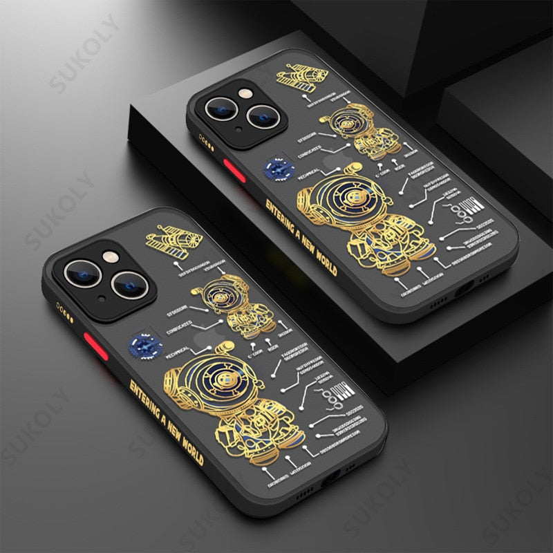 Etui iPhone Space Road Relax Astronaut
