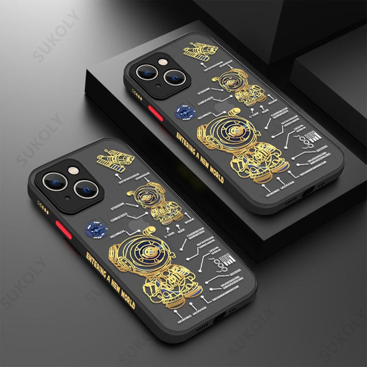 Etui iPhone Space Road Relax Astronaut