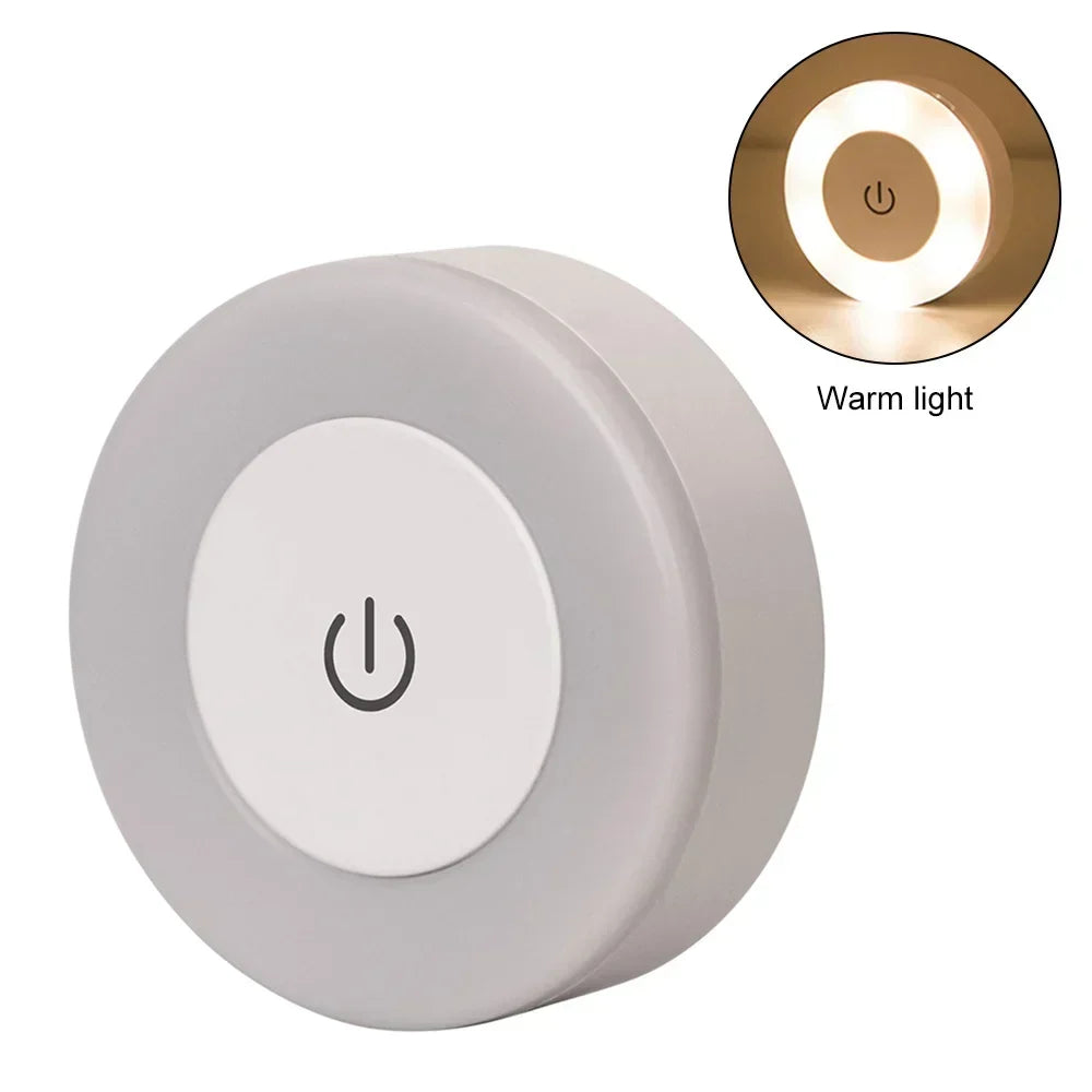 LUMORA Dotykowa Lampa Nocna LED | Ładowana przez USB | Magnetyczna i Bezstopniowo Przyciemniana | Ciepłe i Zimne Światło