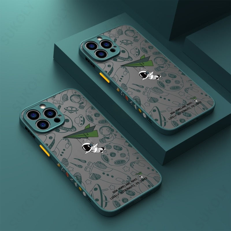 Etui iPhone Space Road Relax Astronaut
