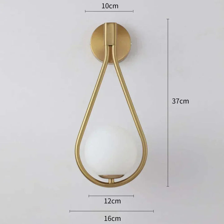 Lampa Ścienna Drop Luxury Glass Ball