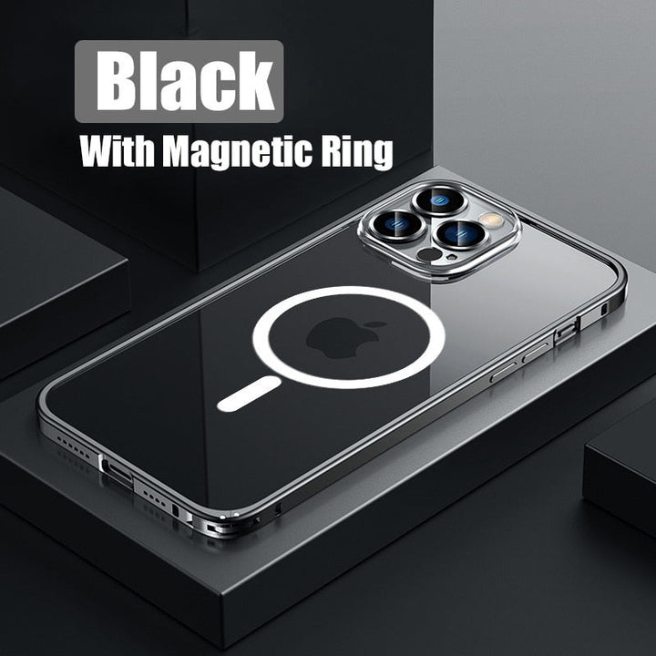 Metalowy Zderzak Aluminiowa Magnetyczna Etui na Telefon