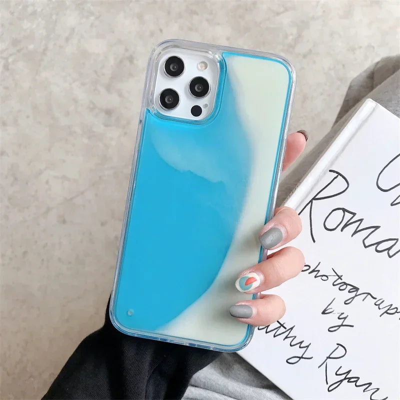 Lśniąca Etui na iPhone w Kształcie Piasku
