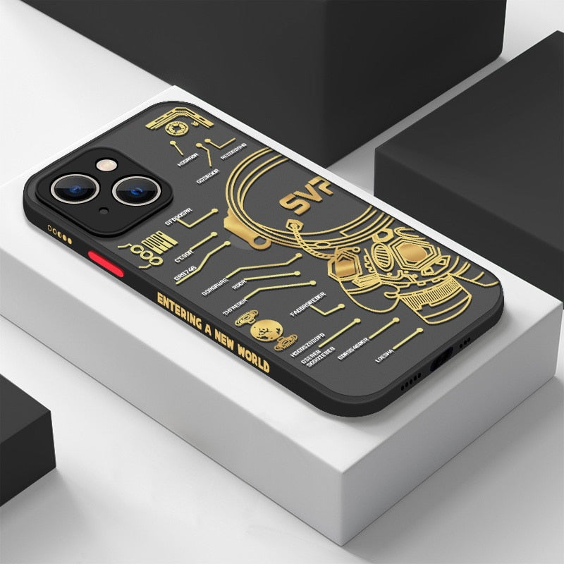 Etui iPhone Space Road Relax Astronaut