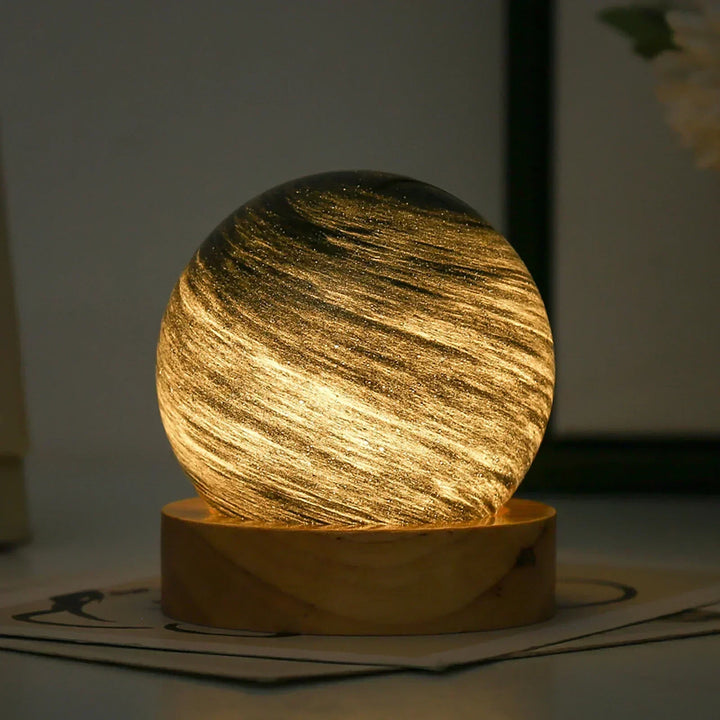 CosmicGlow - Mini lampki nocne 3D - dekoracja solarna LED - galaktyczna atmosfera