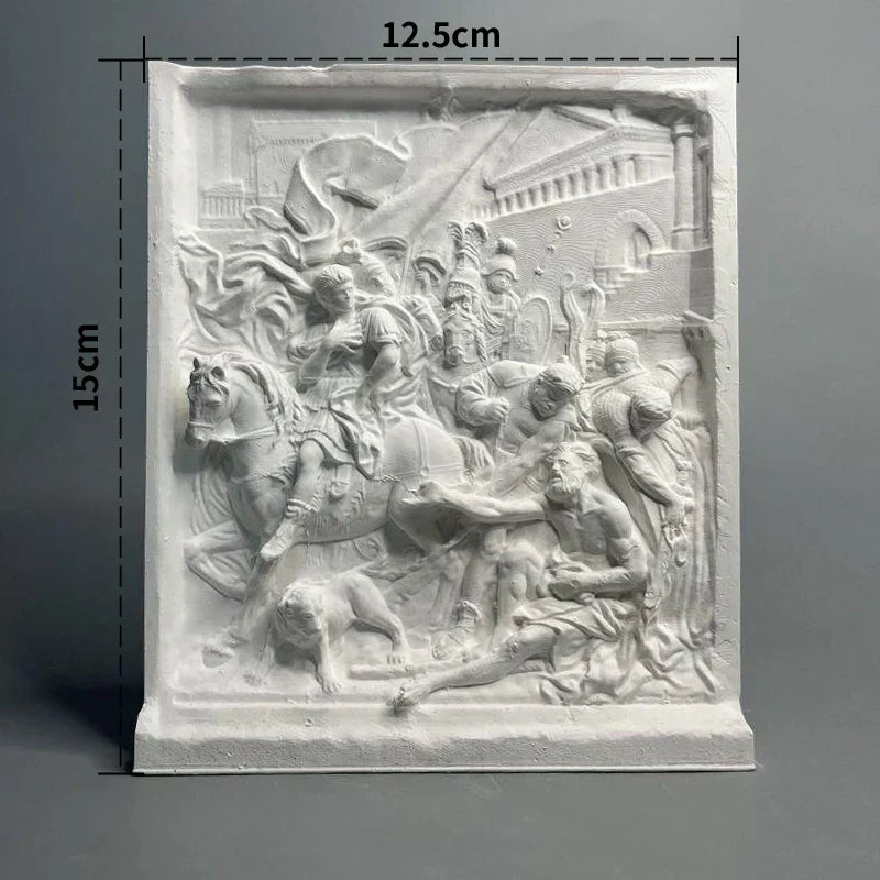 Nordycka Statua Postaci w Stylu INS z Gipsu DIY Malowane Akcesoria do Fotografii Dekoracje Stołowe Sztuka Domowa Gipsowa Dekoracja